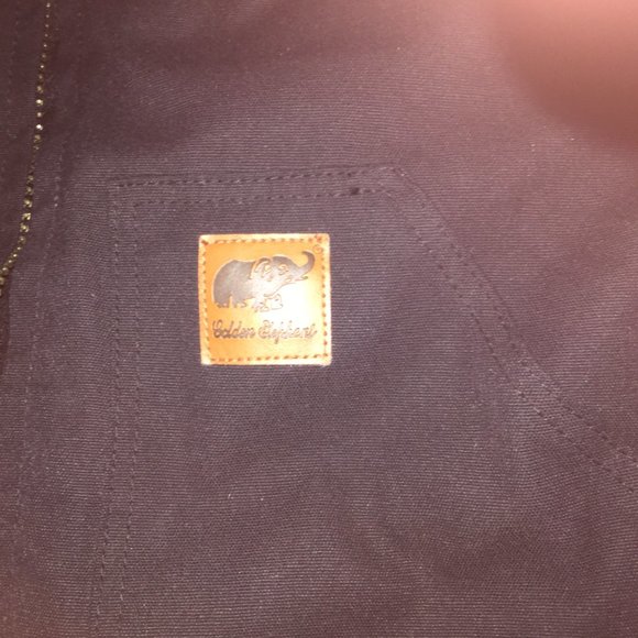 Mens Winter Thermal Duck Jacket Coat Sandstone Jacket Canvas Quilted Waterproof - Picture 2 of 6